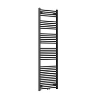 Radiator AquaSplash Saniro 60x180cm Middenaansluiting Mat Zwart