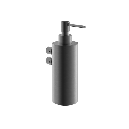 Zeepdispenser Hotbath Archie Wandmodel Geborsteld Gunmetal PVD 