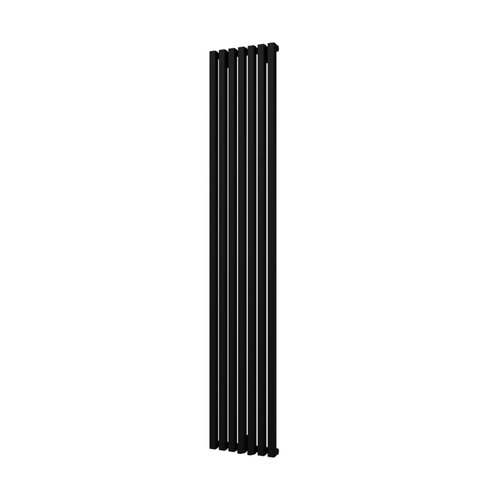 Handdoekradiator Aquasplash Siela Enkel 180 x 31,8 cm Mat Zwart 