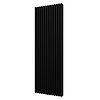 Aquasplash Handdoekradiator Aquasplash Siela Dubbel 180 x 60,6 cm Mat Zwart