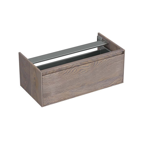 Onderkast Forzalaqua Reno 100x51x40 Cm 1 La Softclose Eiken Silver Grey 