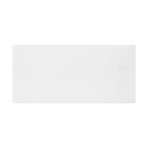 NIET MEER LEVERBAAR Convector Verwarming Eurom Alutherm Verre 2000W Voor in de Badkamer met Wi-Fi en Glazen Behuizing Wit 