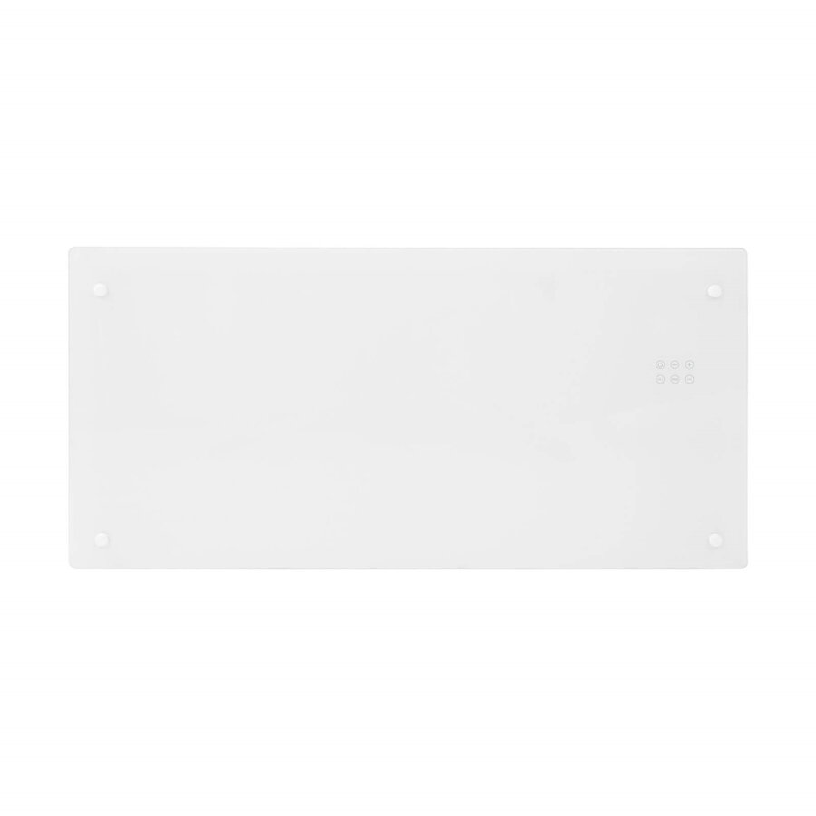 NIET MEER LEVERBAAR Convector Verwarming Eurom Alutherm Verre 2000W Voor in de Badkamer met Wi-Fi en Glazen Behuizing Wit