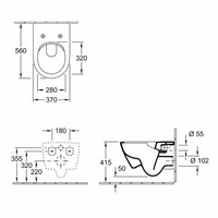 Wandcloset Subway 2.0 Direct flush