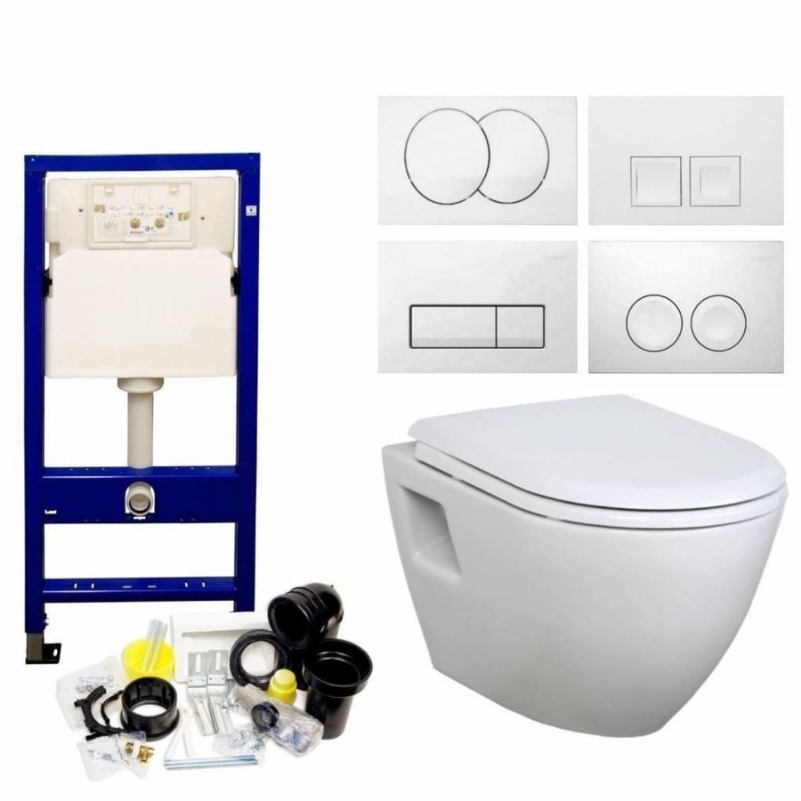 Up100 Toiletset 28 Creavit Tp325 Wit Met Softclose Zitting