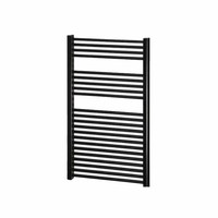 Designradiator Nile Gobi 160x60cm Zwart (zij- of midden-onderaansluiting)