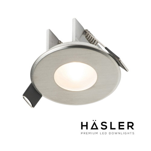 Inbouwspot Häsler Ferrara Incl. Fase Aansnijding Dimbaar 6,8 cm 4 Watt Warm Wit RVS Set (Meerdere Spots) 