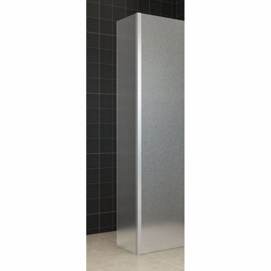 Zijwand Mat Glas met Hoekprofiel 35x200 10mm NANO