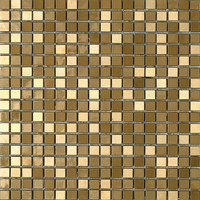 Mozaiek Tegels Dune Metalic Gold 30.1x30.1 cm Goud (Prijs per Matje)