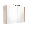 Best Design Spiegelkast Best Design Happy Halifax Incl. LED verlichting 80x60 cm Eiken