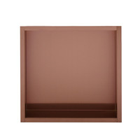 Inbouwnis Sanilux Napo Wand 30x30x7 cm Brons