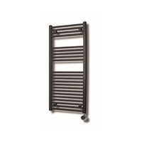 Elektrische Design Radiator Sanicare Plug En Play 111,8 x 60 cm Wit Thermostaat Zwart 730 Watt