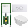 Viega Ecoplus Toiletset 01 Basic Wandcloset Softclose Met Bril En Drukplaat