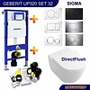Up320 Toiletset 22 Villeroy & Boch Subway 2.0 Met Sigma Drukplaat