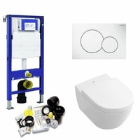 Up320 Toiletset 32 Villeroy & Boch Subway 2.0 Direct flush Met Bril En Drukplaat