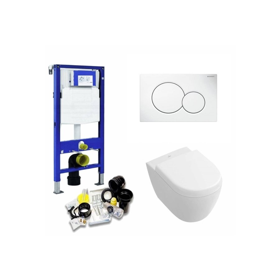 Up320 Toiletset 11 V&B Subway 2.0 Compact Met Sigma Drukplaat