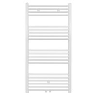 Designradiator Boss & Wessing Nile Gobi 120x60cm Geborsteld Mat Wit Midden/zij-aansluiting