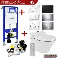 UP320 Toiletset 43 Maro D'Italia DI600 Douchewc Met Wandcloset En Drukplaat