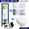 Wisa Xs Toiletset 30 Villeroy & Boch O.Novo Directflush Met Bril En Drukplaat