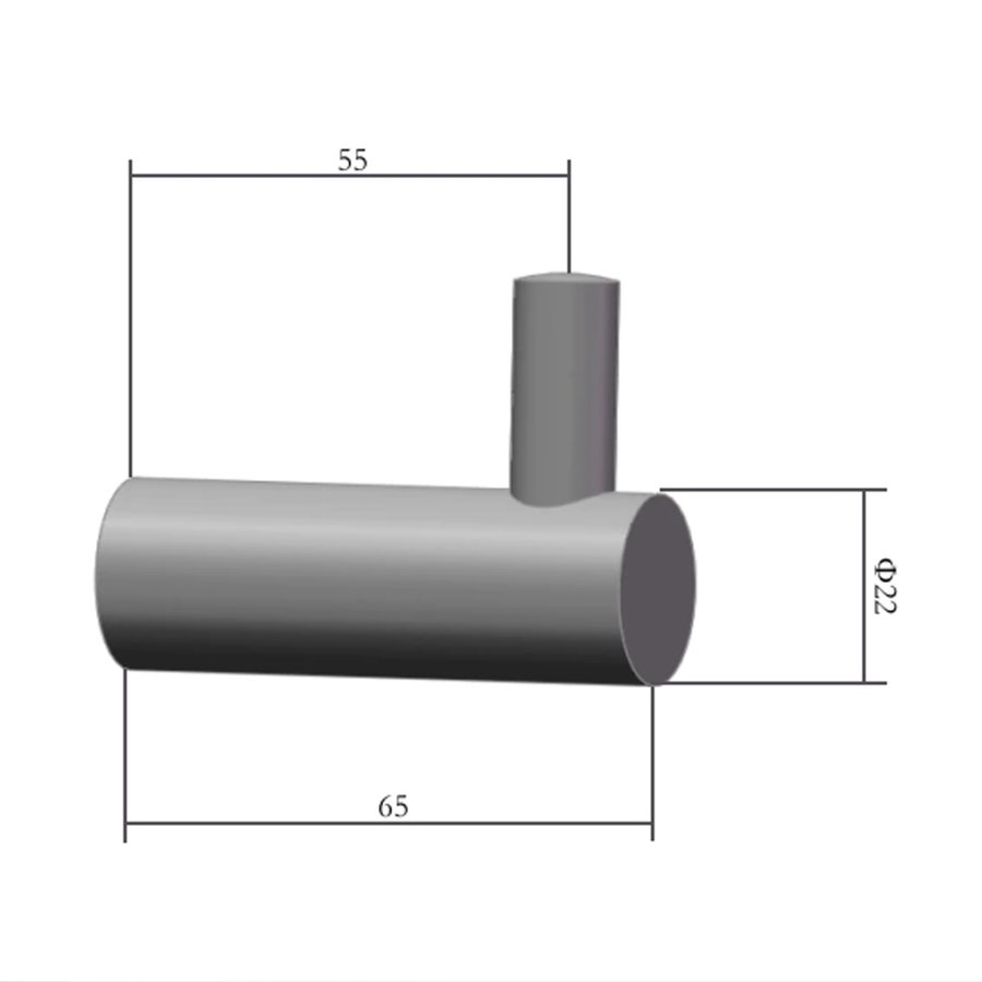 Handdoek Haak Aquasplash Academy Mat Zwart