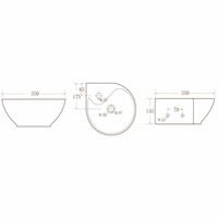 Fonteinset Kratos Keramiek 35X35X14.5 Cm Rvs (Keuze Uit 8 Kranen)