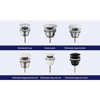 Fonteinset Guan Keramiek 34X27 Cm Chroom (Keuze Uit 20 Kranen)