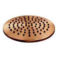 Inbouw Regendouche Set Brauer Copper Edition Gebogen Wanduitloop Ronde Hoofddouche 20 cm Met Twee Stopkranen en Handdouche 3 Standen Koper PVD
