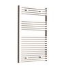 Sanicare Elektrische Design Radiator Sanicare Plug & Play 111,8x45 cm Wit 596 Watt Met Chroom Thermostaat Links