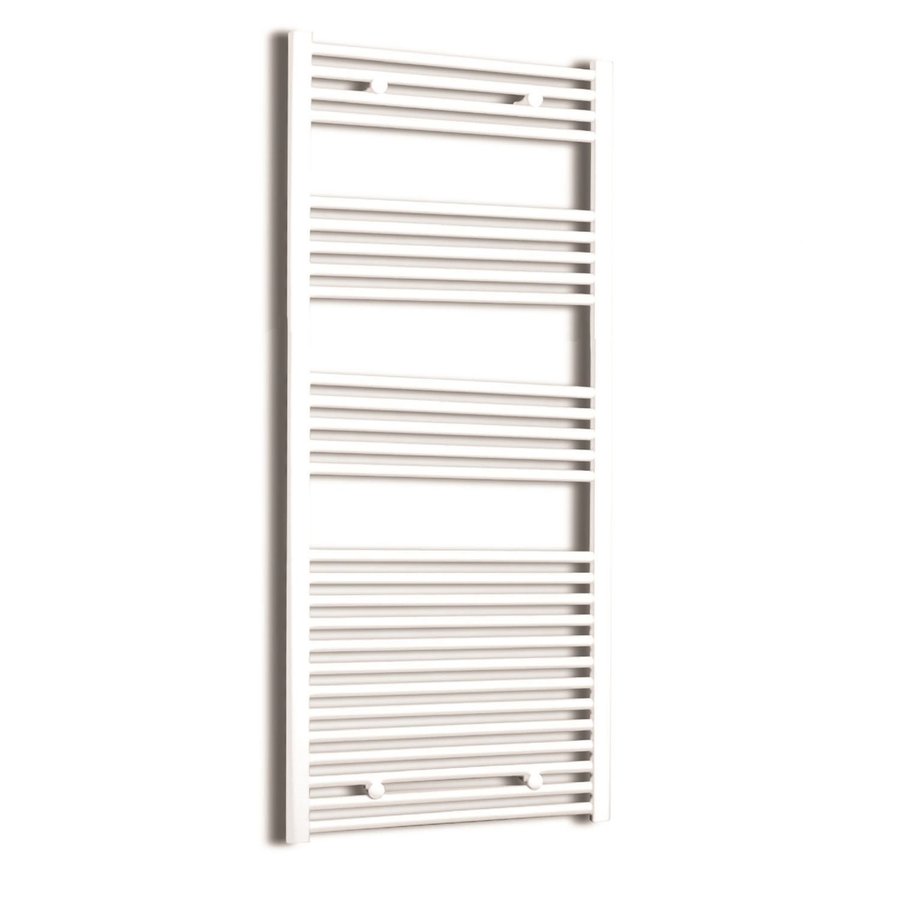 Elektrische Design Radiator Sanicare Plug & Play 172x45 cm Wit 920 Watt Met Chroom Thermostaat Links