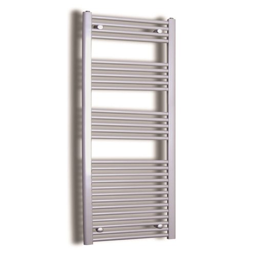 Elektrische Design Radiator Sanicare Plug & Play 172x60 cm Inox Look 1127 Watt Met Chroom Thermostaat Links 