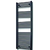 Sanicare Elektrische Design Radiator Sanicare Plug & Play 172x60 cm Mat Zwart 1127 Watt Met Chroom Thermostaat Links