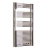 Sanicare Elektrische Design Radiator Sanicare Plug & Play 172x60 cm Chroom 1127 Watt Met Chroom Thermostaat Links