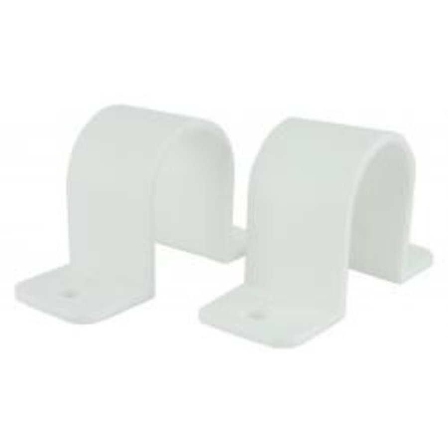 Riko Set valpijpbeugels 32mm wit