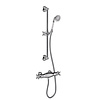 Douchekraan Tres Clasic Thermostatisch Set Incl. Glijstang en Handdouche Chroom