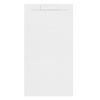 Allibert Douchebak + Sifon Allibert Rectangle 180x90 cm Mat Wit