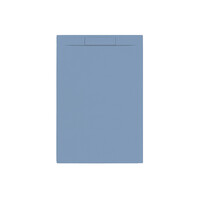 Douchebak + Sifon Allibert Rectangle 120x80 cm Mat Blauw Balt