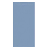 Douchebak + Sifon Allibert Rectangle 180x80 cm Mat Blauw Balt