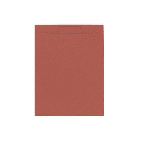 Douchebak + Sifon Allibert Rectangle 120x90 cm Mat Rood Terracotta 