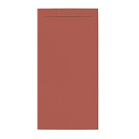 Douchebak + Sifon Allibert Rectangle 160x80 cm Mat Rood Terracotta