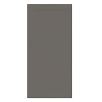 Douchebak + Sifon Allibert Rectangle 180x80 cm Gunmetal