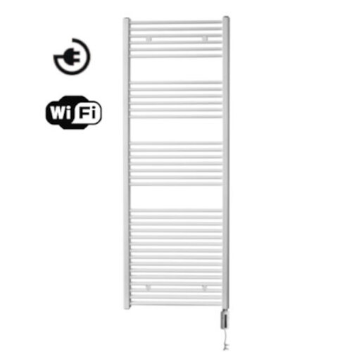 Radiator Sanicare Denso Met Wifi 172 x 45 cm Wit Met Thermostaat Zwart 