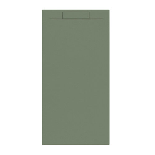 Douchebak + Sifon Allibert Rectangle 160x80 cm Eucalyptus Groen 