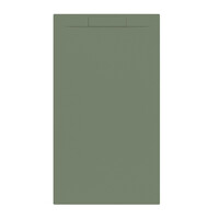 Douchebak + Sifon Allibert Rectangle 160x90 cm Eucalyptus Groen