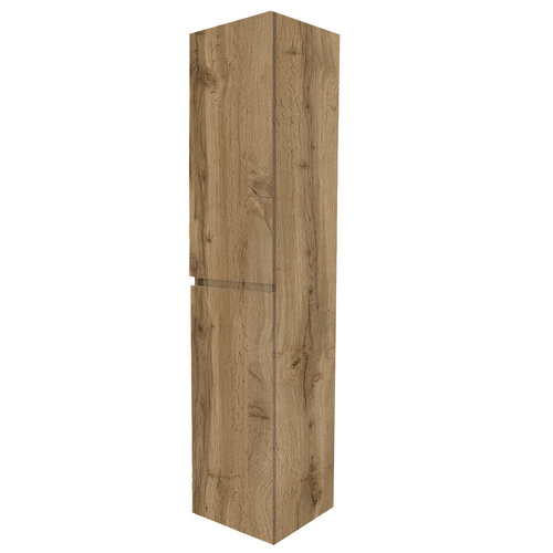 NIET MEER LEVERBAAR Kolomkast Aquasplash Paris 2 Deuren 160x35x35 cm Dakota Oak 