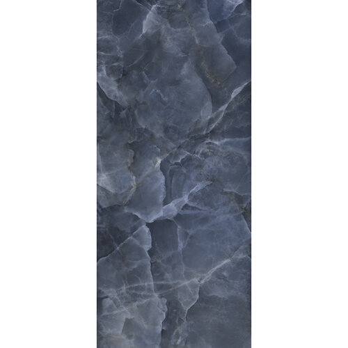 Vloer- en Wandtegel Energieker Ekxtreme 120x280 cm Glanzend Onyx Blue (Prijs per Stuk) 