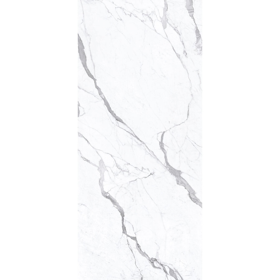 Vloer- en Wandtegel Energieker Ekxtreme 120x280 cm Glanzend Statuario Superiore (Prijs per Tegel)