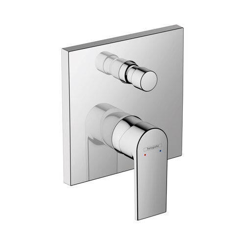 Badmengkraan Inbouw HansGrohe Vernis Shape Eengreeps Met Geintegreerde Zekerheidscombinatie EN1717 Chroom 