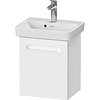 Duravit Wastafelonderkast Duravit No.1 Met 1 Deur Rechts 39x34.6x47.8cm Met Geïntegreerde Greep Mat Wit