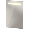 Duravit Spiegel Duravit No.1 Met Horizontale LED Verlichting 45x3.5x70cm Mat Wit