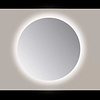 Spiegel Sanicare Q-Mirrors 85x85 cm Rond Met Rondom LED Warm White en Afstandsbediening incl. ophangmateriaal